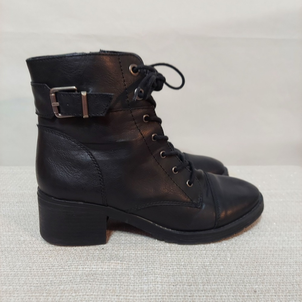 Rampage Black  Combat Boots Kessa‎ Women's 8M